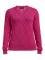 Preview: Röhnisch JACQUARD Bio Baumwoll Sweater, fuchsia