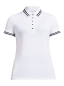 Preview: Röhnisch STRIPE lady Polo, weiß