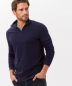 Preview: Brax leichter Baumwoll Troyer TADEO, navy