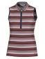 Preview: Brax lady SL Zipp Polo PAIGE, red-stripe