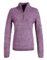 Mobile Preview: Golfino lady Strick Sweater Melange, purple