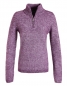 Preview: Golfino lady Strick Sweater Melange, purple