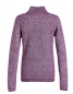 Preview: Golfino lady Strick Sweater Melange, purple