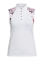Preview: Röhnisch SL LEAF Polo shirt, white-pink