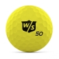 Preview: Wilson Elite 50 Golfball, dz, gelb