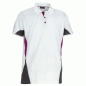 Preview: Galvin Green mens MADDOX Polo, white-gunmetal