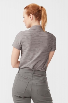 Preview: Röhnisch WAVE Polo, grey