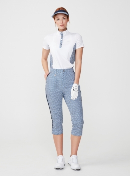 Röhnisch BLISS lady Polo, Geo weiß