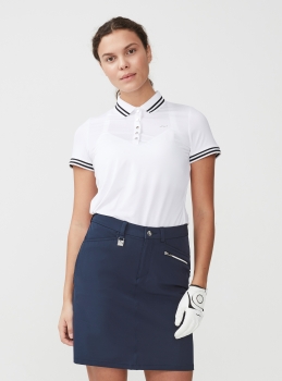 Röhnisch STRIPE lady Polo, weiß