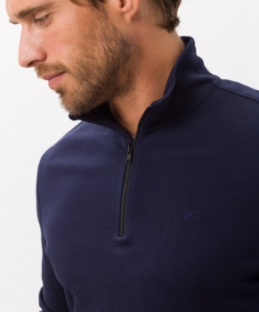 Brax leichter Baumwoll Troyer TADEO, navy