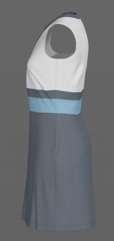 Preview: Brax Golf Dress DINA, cooltec, weiß-blau