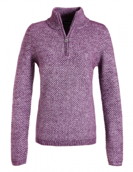 Golfino lady Strick Sweater Melange, purple