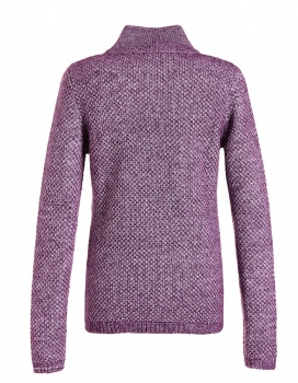 Golfino lady Strick Sweater Melange, purple
