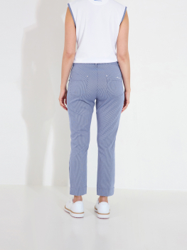 Preview: Abacus lady 7/8 Golfhose BOVEY, blue, Größe 38
