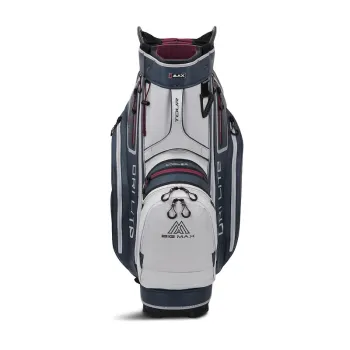 Big Max Dri-lite Tour Cart bag, white-blue-merlot
