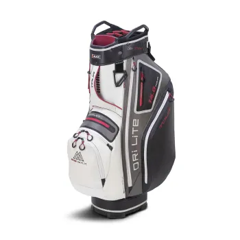 Big Max Dri-lite Tour Cart bag, white-grey-black-merlot