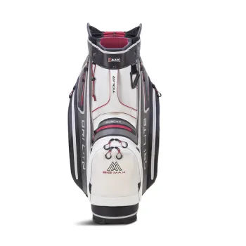 Big Max Dri-lite Tour Cart bag, white-grey-black-merlot