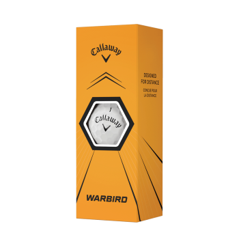 Preview: Callaway WARBIRD Sponsor Golf Ball, weiß mit unserem LOGO