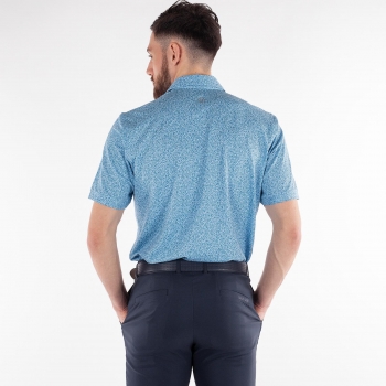 Galvin Green Marco mens Polo, blue-shell