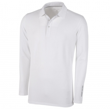 Galvin Green MARWIN mens LS Polo, weiß