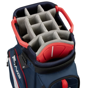 PING Cart Bag Pioneer in navy-platinum