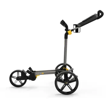 Preview: Powakaddy Push-Trolley DLX-lite, dunkelgrau
