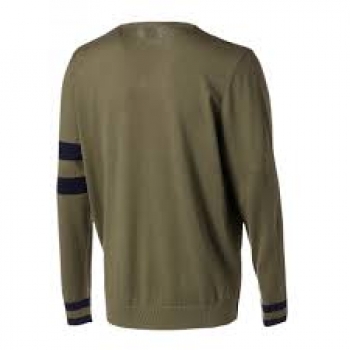 Puma X-TIPPED mens V-Neck Sweater, lichen green