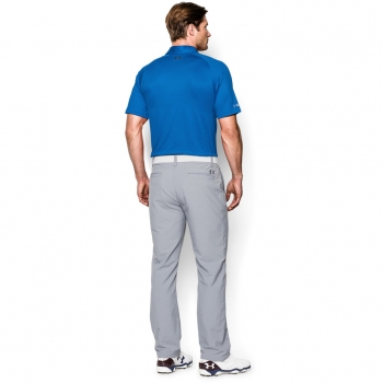 Preview: Under Armour Polo coldblack stripe, blue