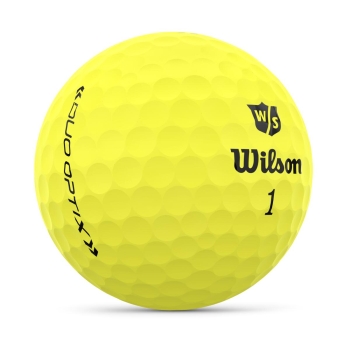 Wilson DUO OPTIX Golf Ball, gelb