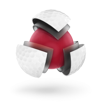 Wilson TRIAD Golfball, gelb, dz
