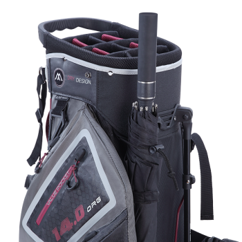 Big Max Dri-lite Hybrid 2, carry Bag, charcoal-black-red