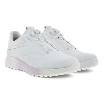 ECCO S-Three lady Golf BOA hybrid Schuh, white delicay