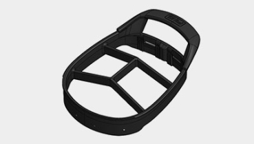 PING Trage Golfbag HOOFER lite in navy lemon