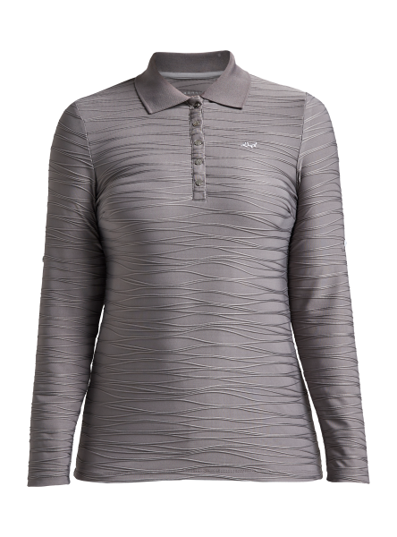 Röhnisch WAVE lady long Polo, grey