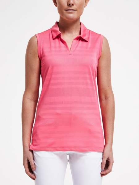 Röhnisch NOUR sleeve less Polo shirt, flora