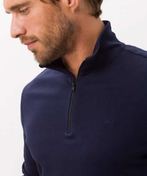 Brax leichter Baumwoll Troyer TADEO, navy