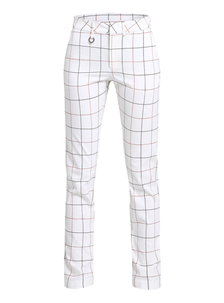 Röhnisch CHECK Chino lady Golf PANT, weiß
