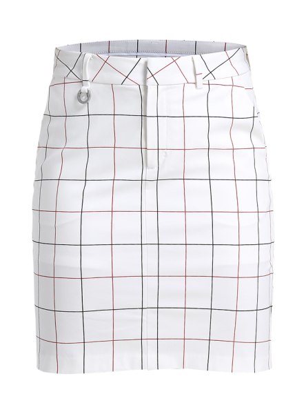 Röhnisch Check lady skort, weiß