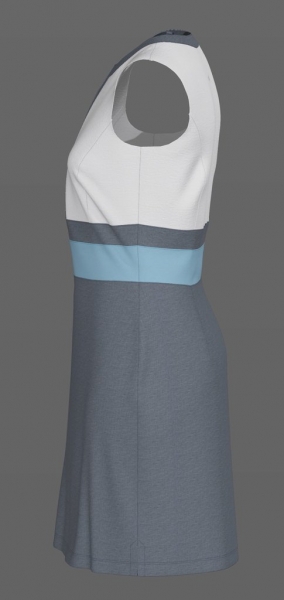 Brax Golf Dress DINA, cooltec, weiß-blau