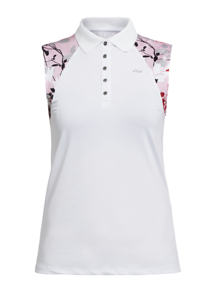 Röhnisch SL LEAF Polo shirt, white-pink