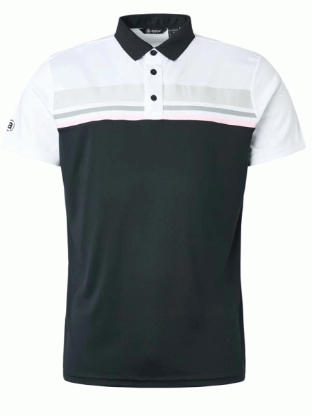 Abacus mens Polo Tumble, black-fog