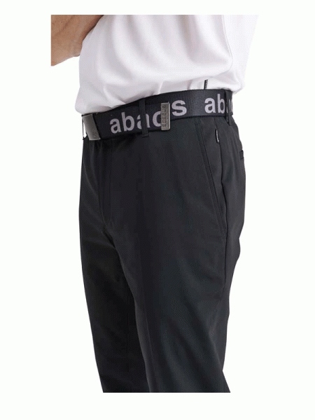 Abacus mens Flex Golfhose CLEEK, black