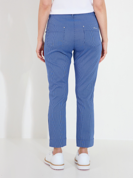 Abacus lady 7/8 Golfhose BOVEY, blue, Größe 38