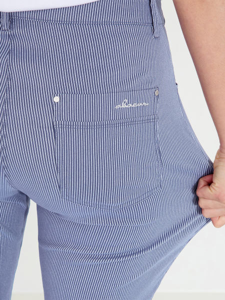 Abacus lady 7/8 Golfhose BOVEY, blue, Größe 38