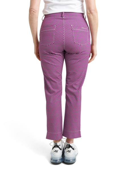 Abacus lady 7/8 Golfhose MERION, violett, Größe 38
