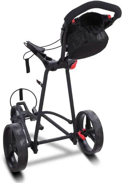 Golfcart BIG MAX Autofold X, Push Trolley, black