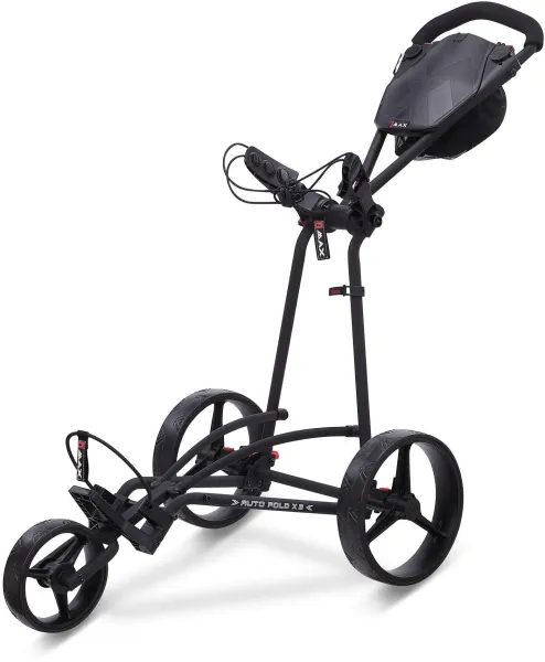 Golfcart BIG MAX Autofold X, Push Trolley, black