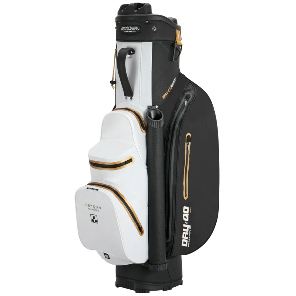 Bennington Cartbag Dry QO 9 Waterproof, weiss-schwarz-gold
