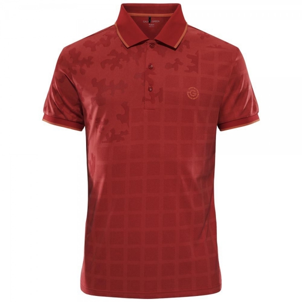 Galvin Green E-THE RED mens Edge Polo, red