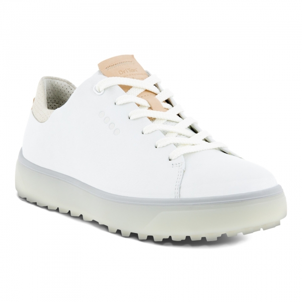 ECCO Golf lady Schuh TRAY laced, white